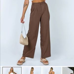 Princess Polly Archer Pant in Brown